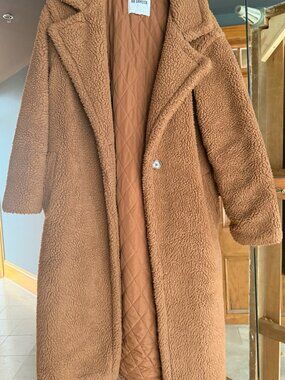 BB Dakota Brown Teddy Fur Coat